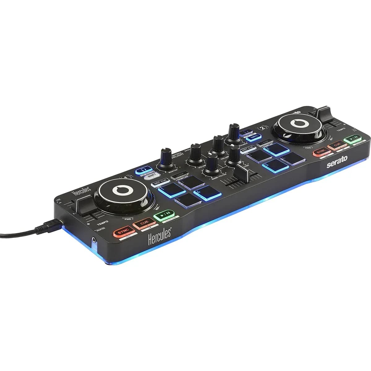 Hercules DJControl Starlight – Controlador DJ Compacto con Serato DJ Lite - Miniatura 1 en LEMM DJ Store