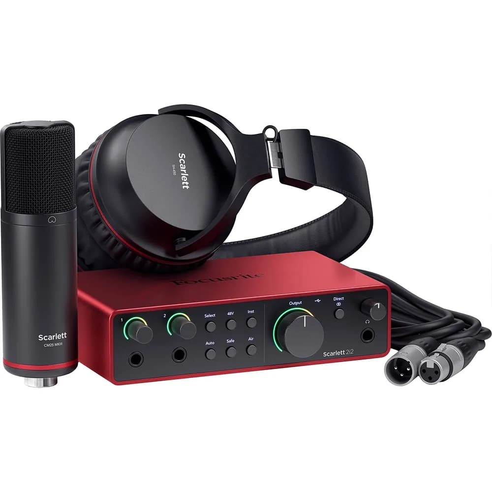 Focusrite Scarlett 2i2 Studio 4th Gen – Pack Home Studio Completo - Miniatura 1 en LEMM DJ Store