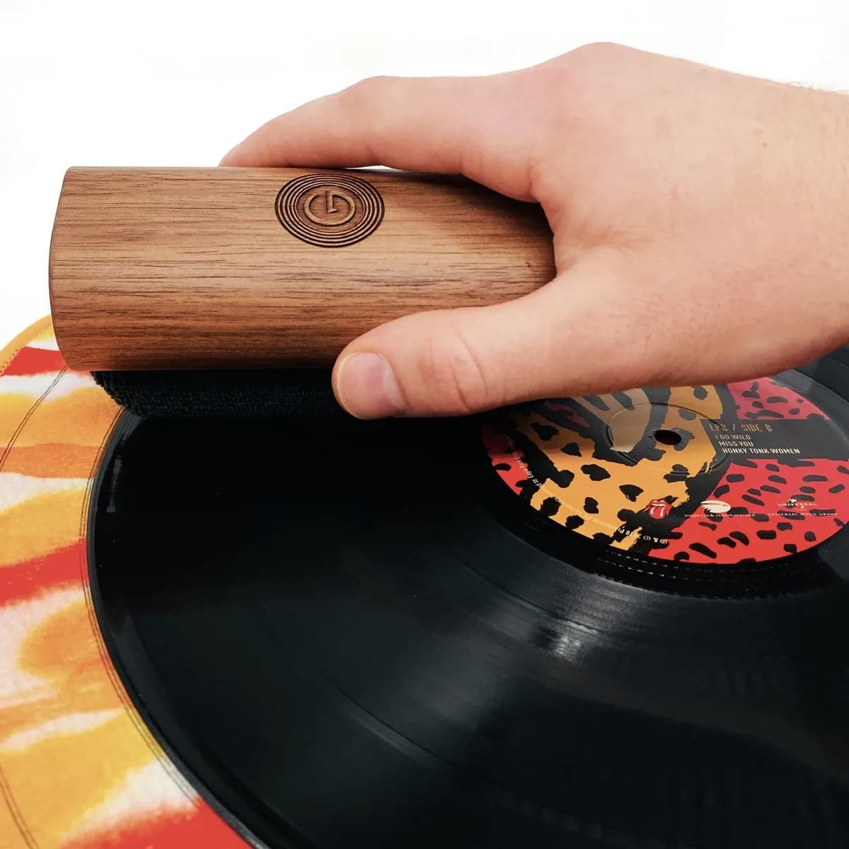 GrooveWasher – Kit de Limpieza para Vinilos con Mango de Nogal - Miniatura 2 en LEMM DJ Store