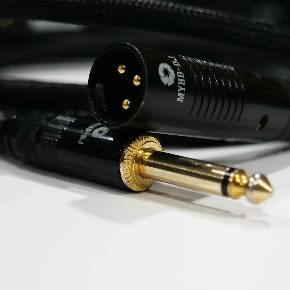 MYHD DJ Premium – Cable 1/4 Jack Mono a XLR Macho (PAR - L - R) 2 y 3 Metros - Miniatura 1 en LEMM DJ Store