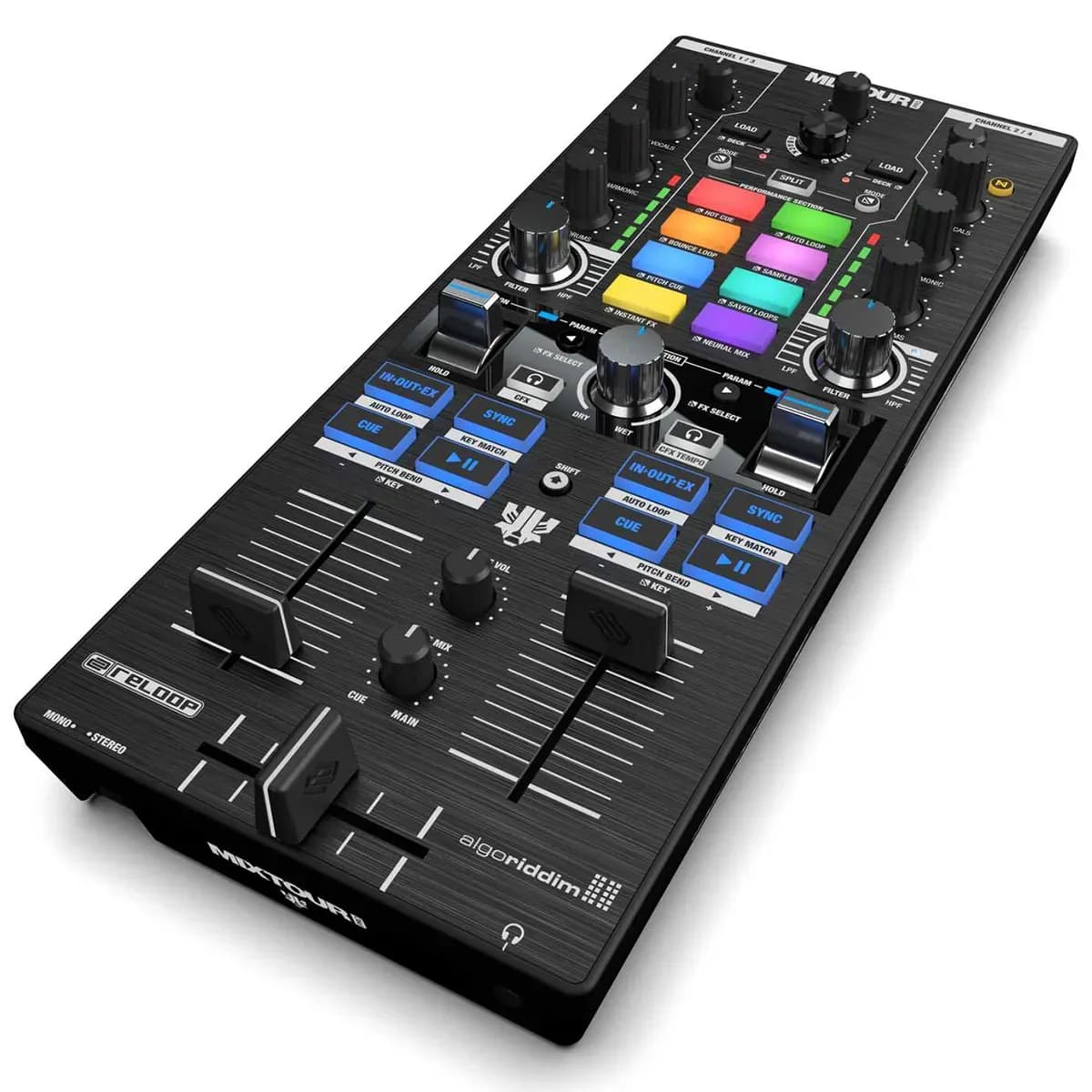 Reloop Mixtour Pro – Controladora DJ Portátil 4 Decks con Neural Mix™ - Miniatura 1 en LEMM DJ Store