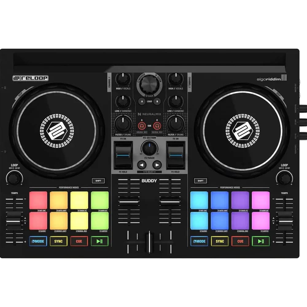 Reloop Buddy – Controlador DJ 2 Canales para djay - Miniatura 1 en LEMM DJ Store