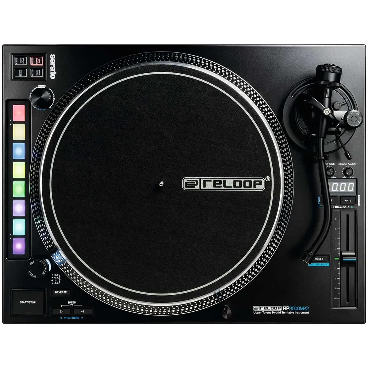 Reloop RP-8000 MK2 – Tornamesa DJ Híbrida con Pads RGB y Control DVS - Miniatura 2 en LEMM DJ Store