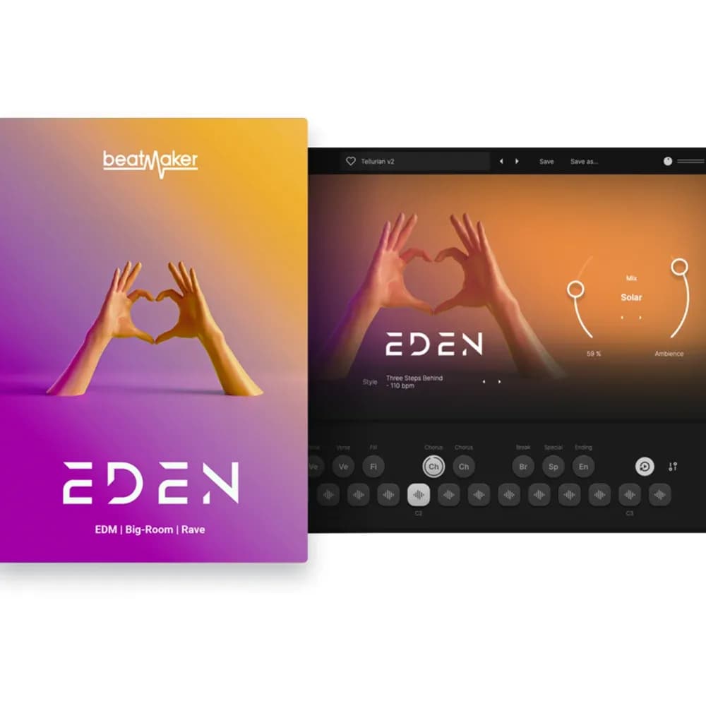 UJAM Beatmaker EDEN 2 – Plugin de Producción Musical (Descarga Digital) - Miniatura 1 en LEMM DJ Store