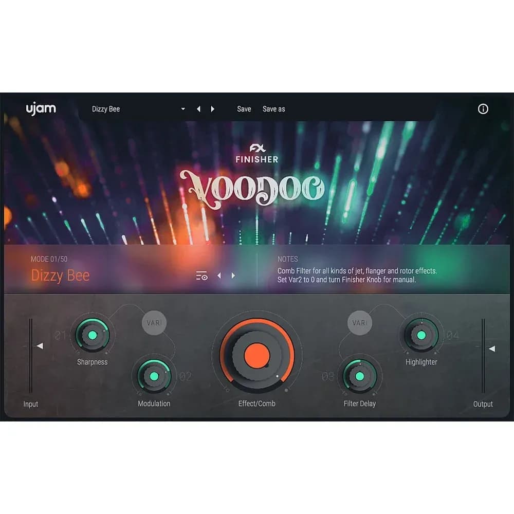 UJAM Finisher VOODOO – Plug-in de Efectos Creativos para Guitarra (Descarga Digital) - Miniatura 1 en LEMM DJ Store