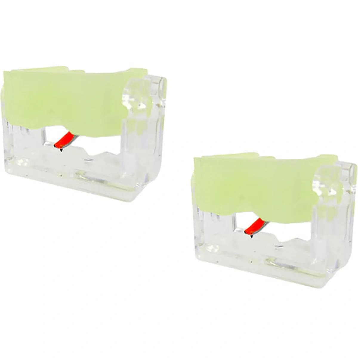 Jico N44-G DJ Mejorado Nude Fluorescente – Par de Agujas de Reemplazo para Shure - Miniatura 1 en LEMM DJ Store