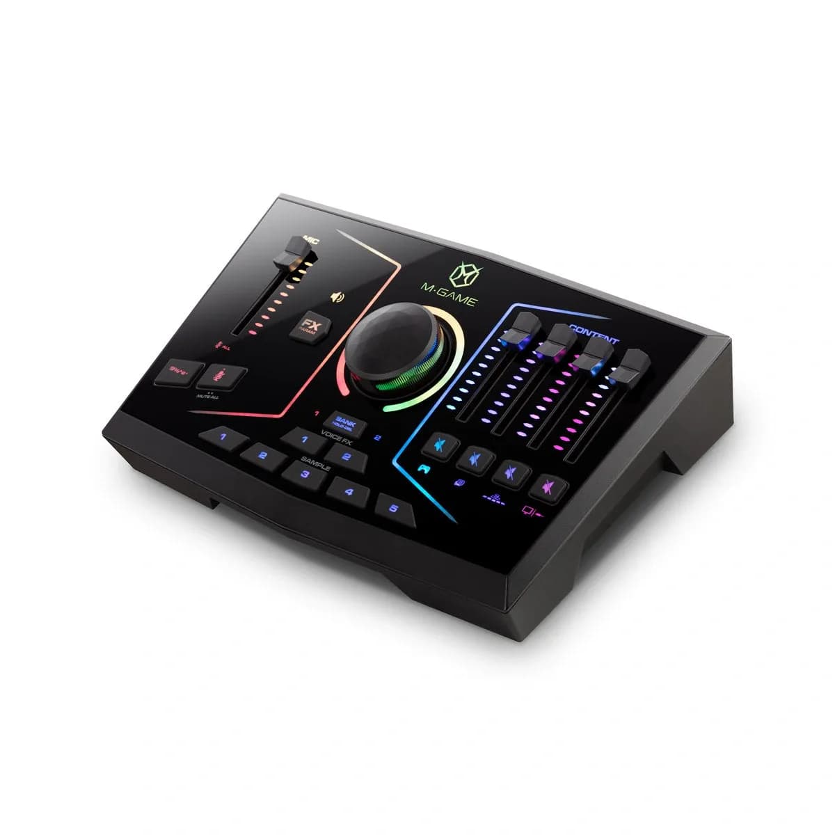 M-Audio M-Game RGB Dual – Interface de Audio para Streaming con Efectos de Voz y Sampler - Miniatura 1 en LEMM DJ Store
