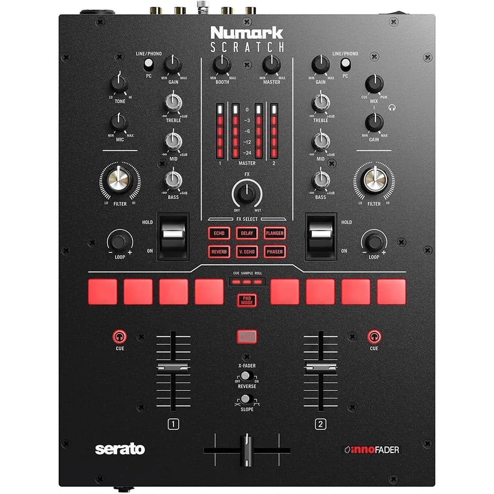 Numark Scratch – Mixer DJ de 2 canales para Serato DJ Pro con DVS - Miniatura 2 en LEMM DJ Store