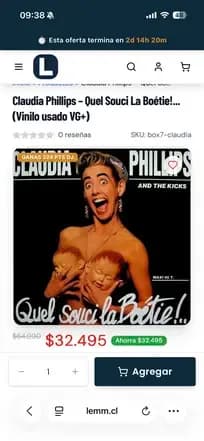 Claudia Phillips – Quel Souci La Boétie!... (Vinilo usado VG+) - Imagen 1