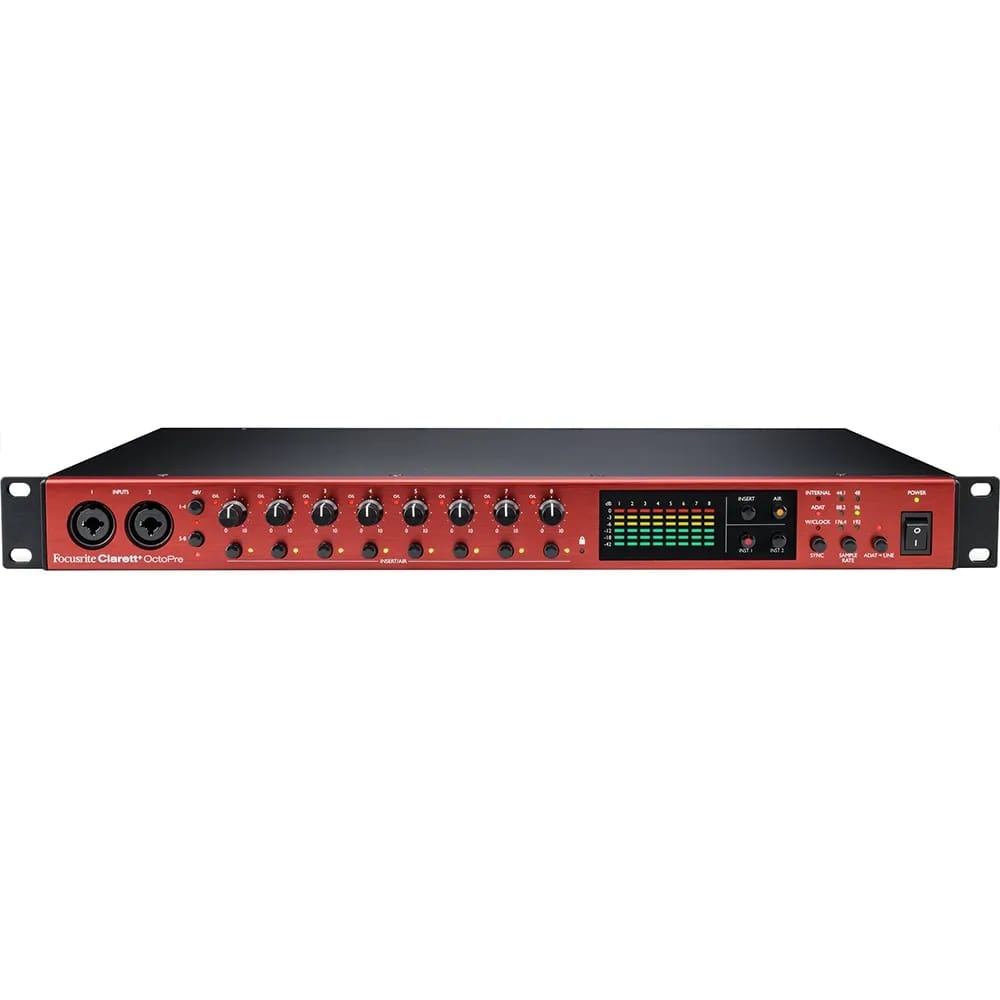 Focusrite Clarett OctoPre — Preamplificador ADAT 8 Canales - Variante - Vista alternativa en LEMM DJ Store