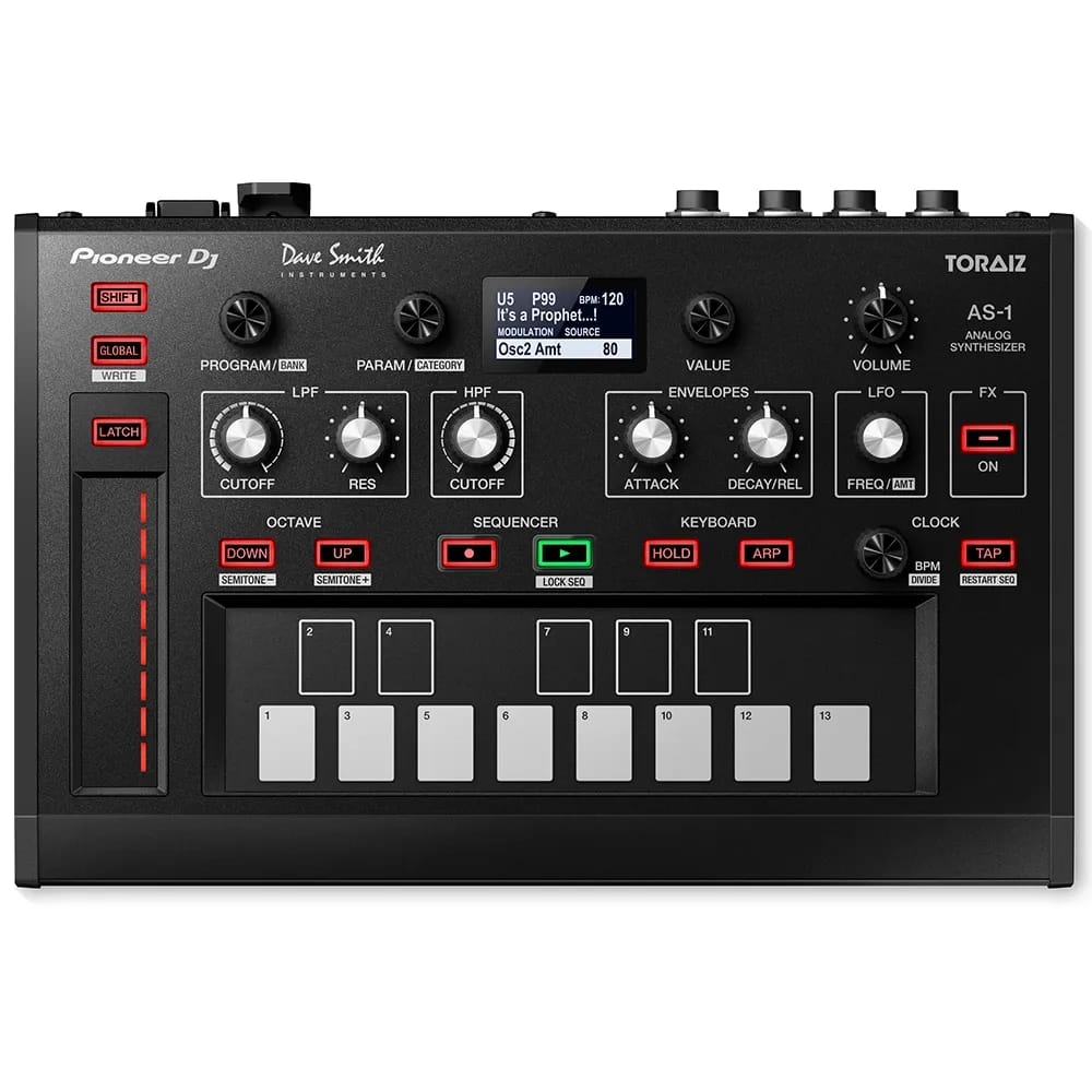 Pioneer DJ TORAIZ AS-1 Sintetizador Analógico Monofónico - Variante - Vista alternativa en LEMM DJ Store
