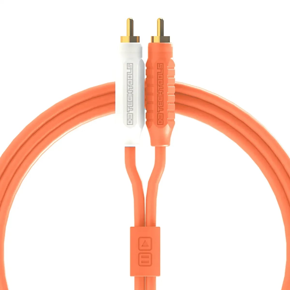 DJ TechTools Chroma Cables RCA – Cables RCA DJ Codificados por Color - Naranja 2 metros en LEMM DJ Store