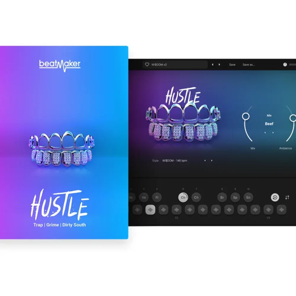 UJAM Beatmaker HUSTLE 2 – Plugin de Hip-Hop y Trap para DAW (Descarga Digital) - Variante en LEMM DJ Store