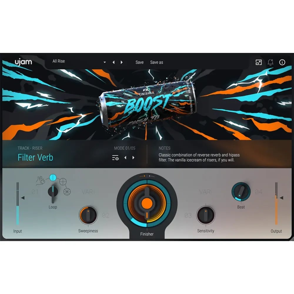 UJAM Finisher BOOST – Plug-in de Efectos Multi-banda (Descarga Digital) - Variante en LEMM DJ Store