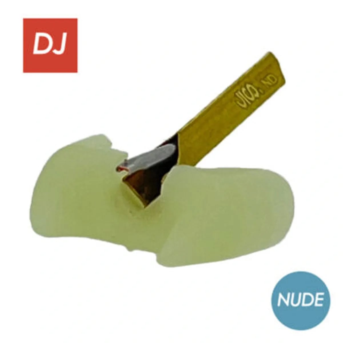 Jico N-WHLB Nude Fluorescente – Aguja de Reemplazo DJ para Shure Whitelabel - Variante en LEMM DJ Store