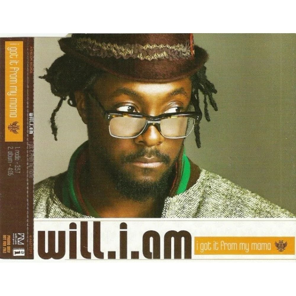 Will.I.Am* – I Got It From My Mama (CD Single usado VG+) - Variante en LEMM DJ Store