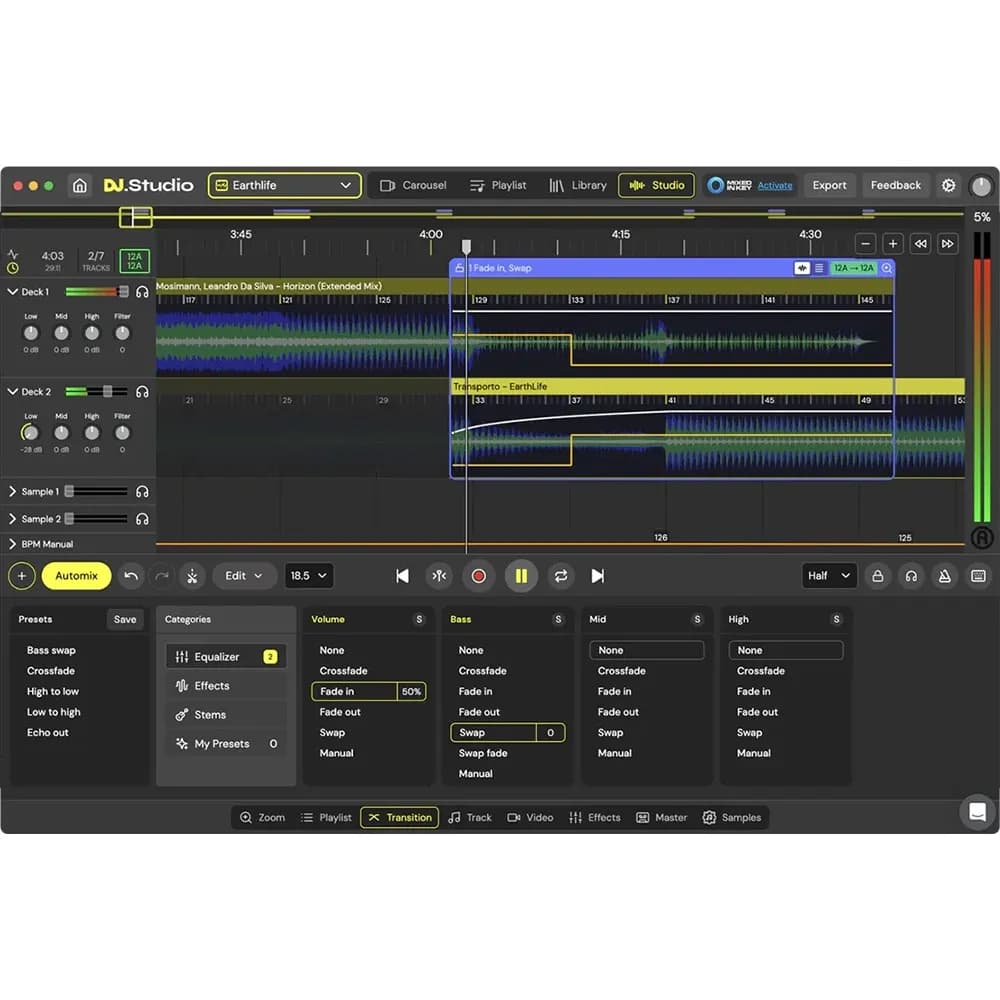 DJ.Studio Edición Studio – Software DJ para Mezcla y Creación de Sets (Descarga Digital)