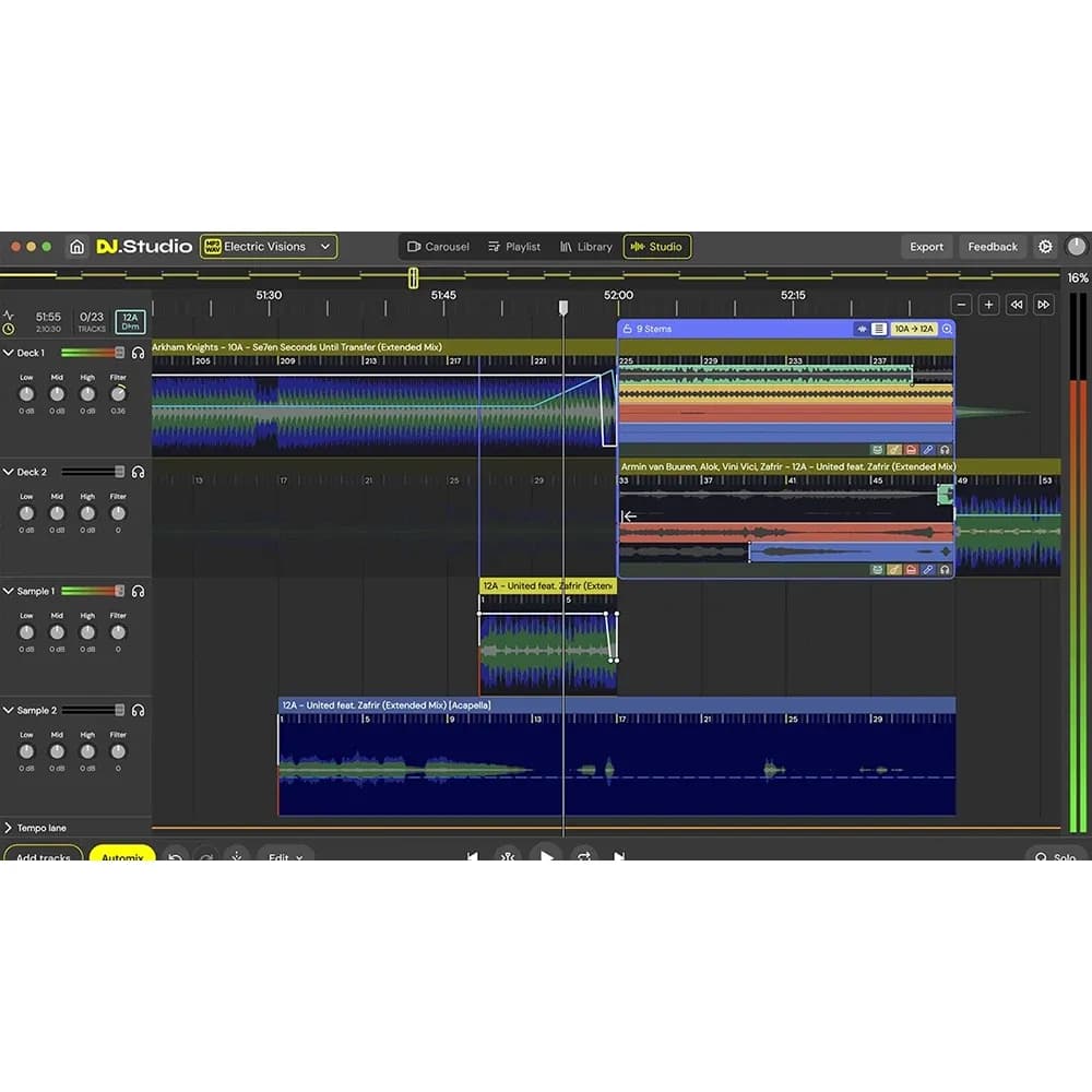 DJ.Studio Pro – Software DJ para Mezcla, Automix y Exportación a Ableton Live (Descarga Digital)