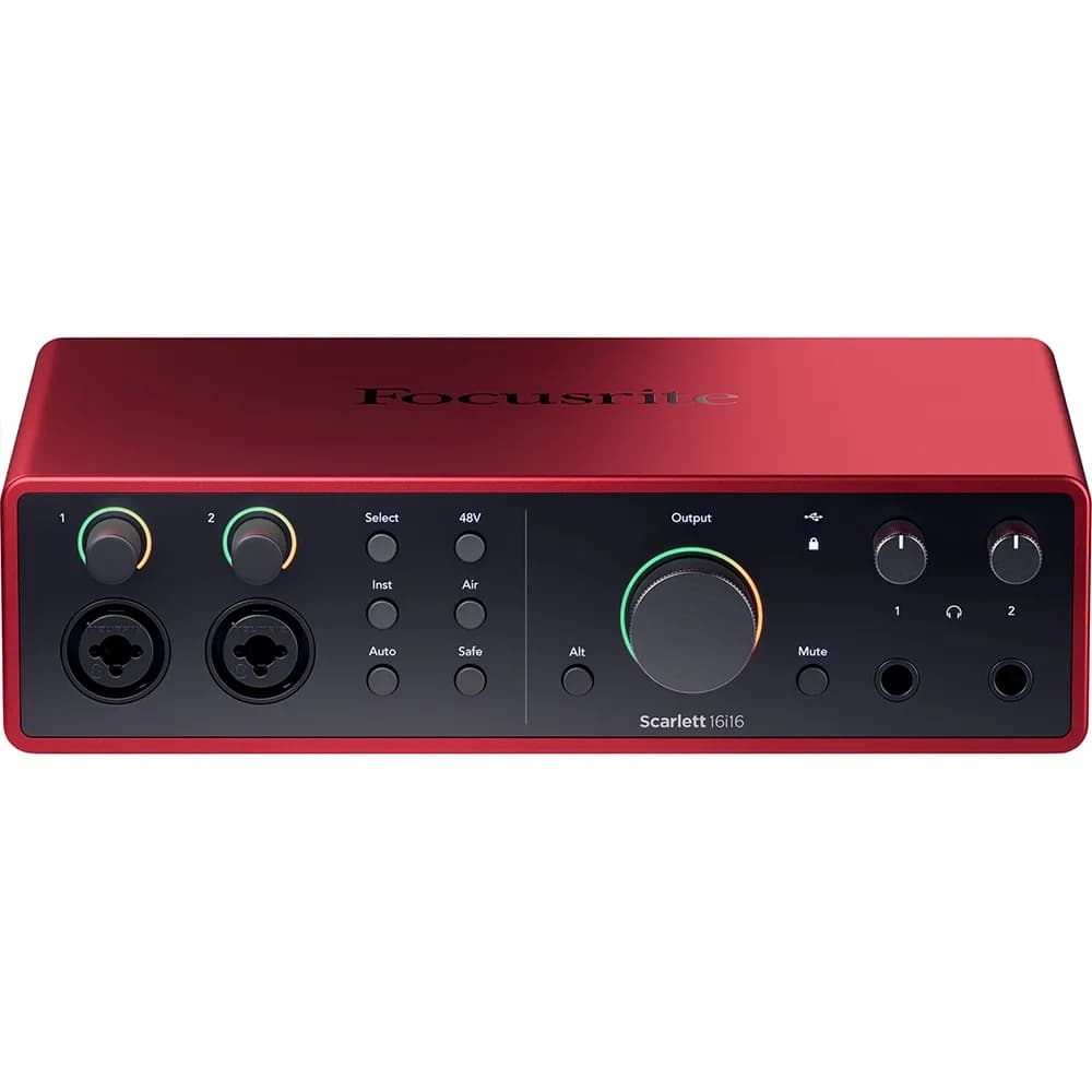 Focusrite Scarlett 16i16 4ta Generación – Interfaz de Audio USB-C