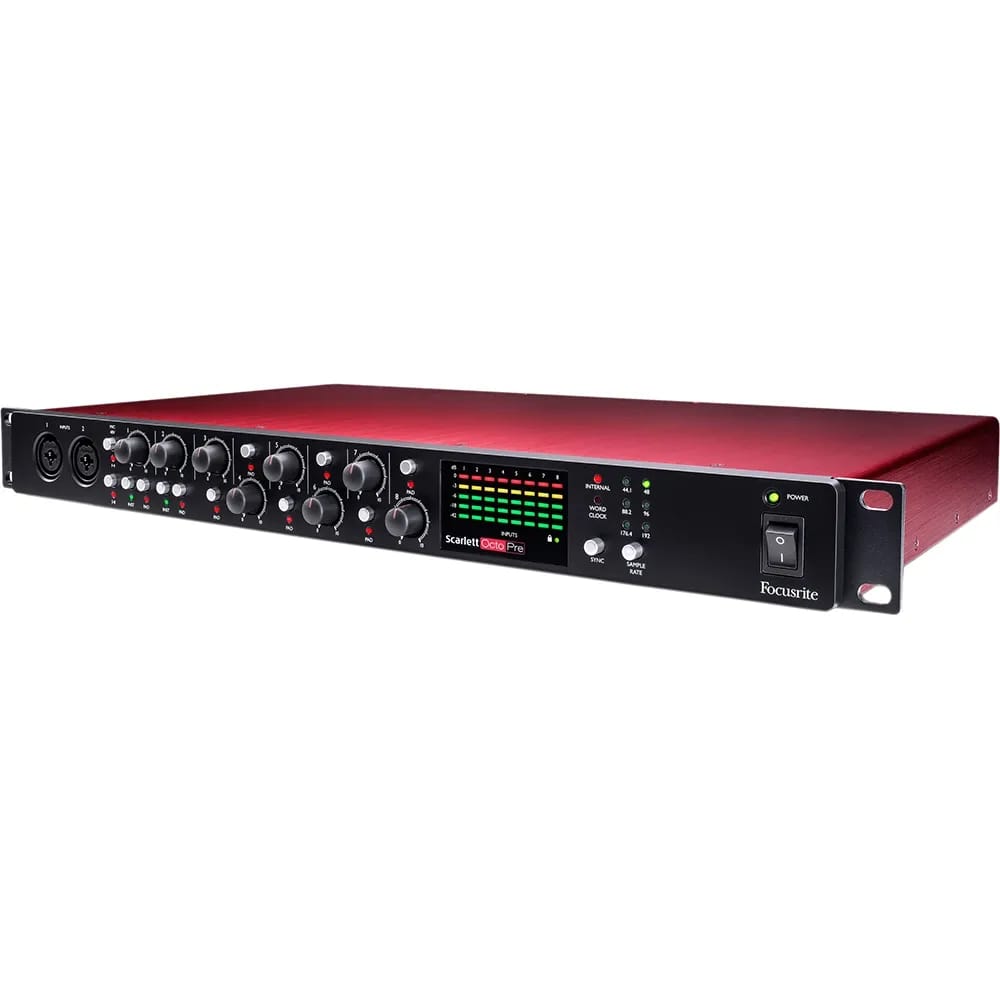 Focusrite Scarlett OctoPre — Preamplificador de 8 Micrófonos - Variante - Vista alternativa en LEMM DJ Store