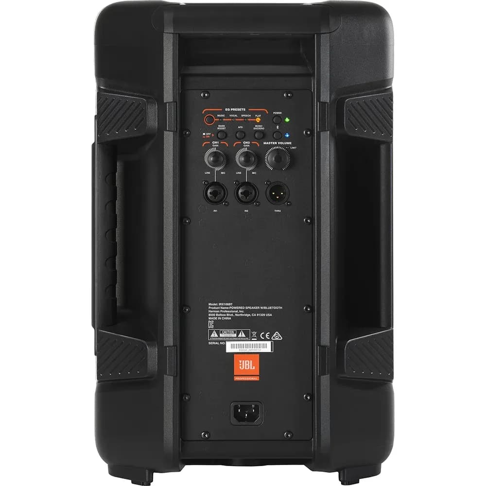 JBL IRX108BT – Parlante PA Portátil Amplificado 8" con Bluetooth