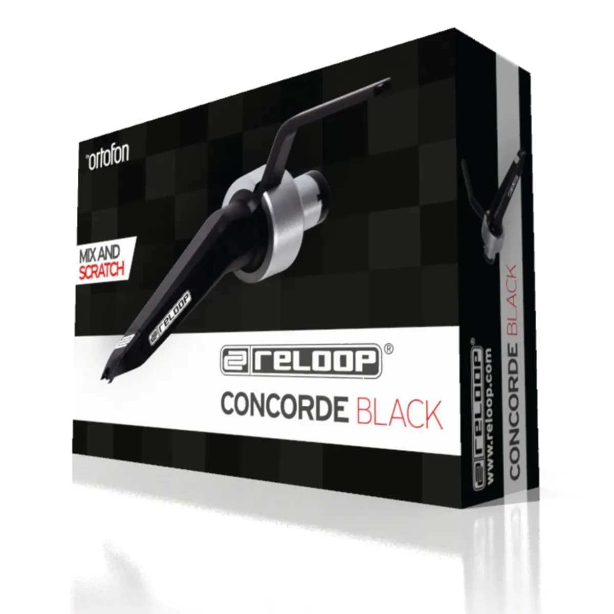 Reloop Concorde Black MK1 – Cápsula DJ con Aguja Esférica