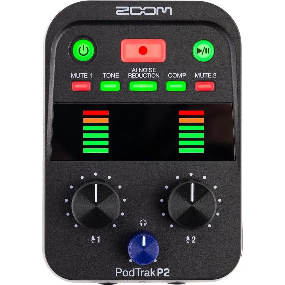 Zoom PodTrak P2 – Grabadora Portátil para Podcasters con Doble USB - Variante - Vista alternativa en LEMM DJ Store