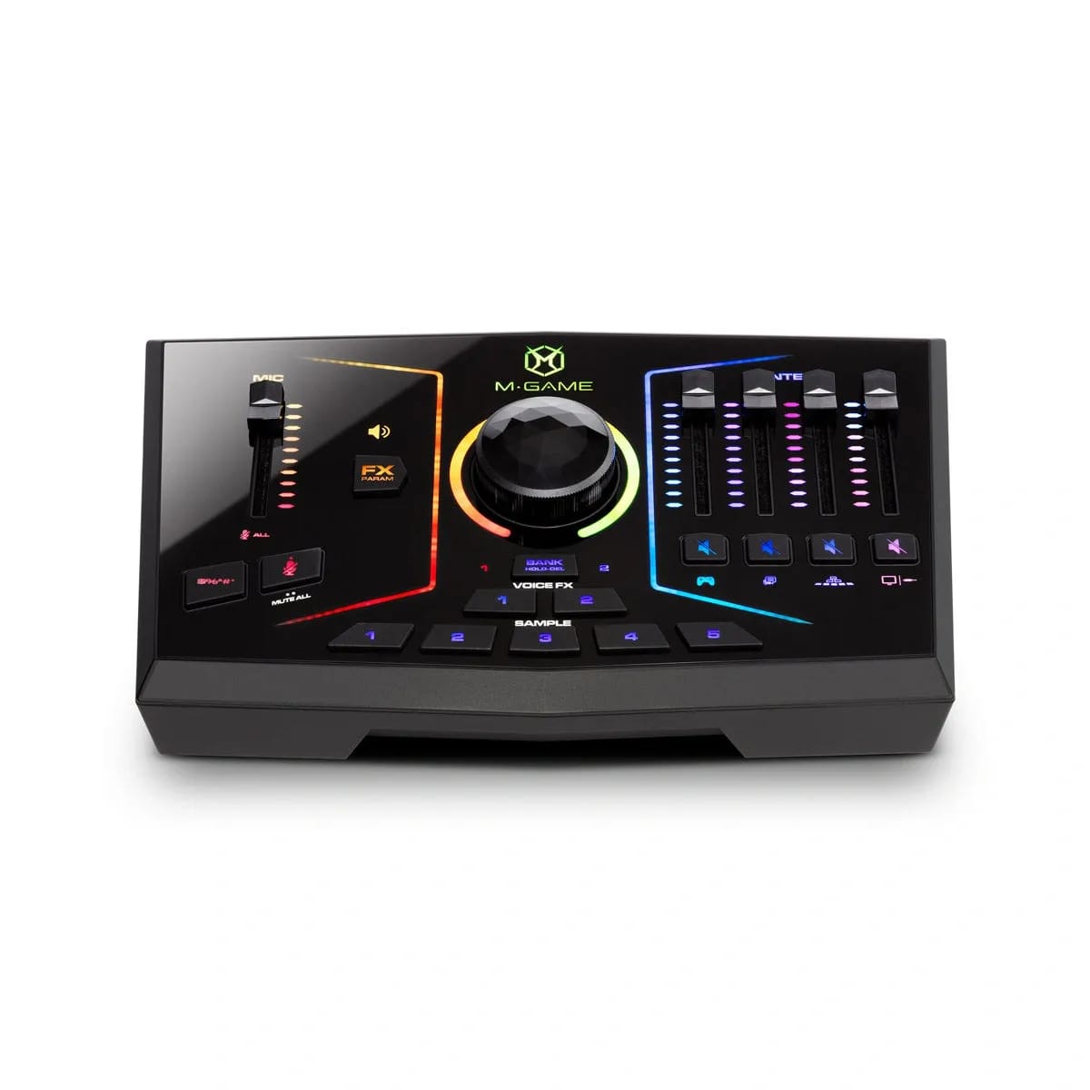 M-Audio M-Game RGB Dual – Interface de Audio para Streaming con Efectos de Voz y Sampler - Variante - Vista alternativa en LE