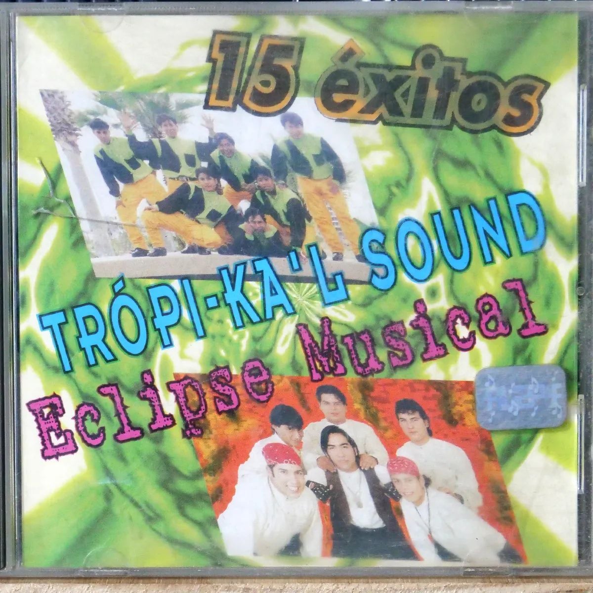 Trópi-ka'l Sound & Eclipse Musical – 15 Éxitos (CD Album usado VG+) con marcas superficiales que no afectan la reproducción -