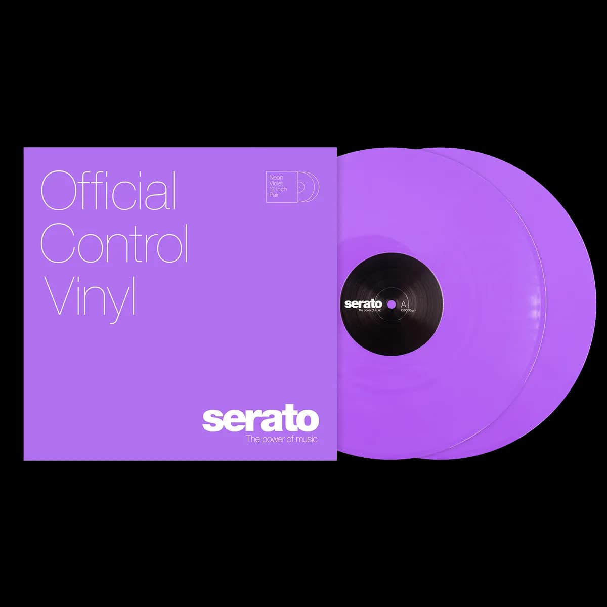 Serato – Vinilo Timecode 12" Edición Limitada Neon Violeta (Par)